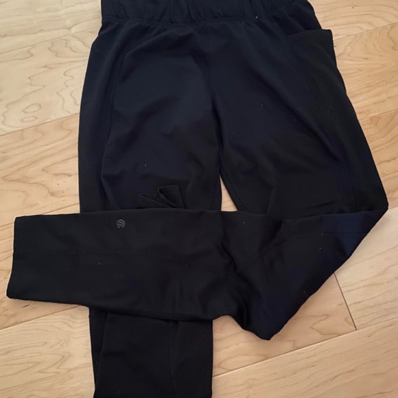 Girls Black Leggings - Picture 2 of 2